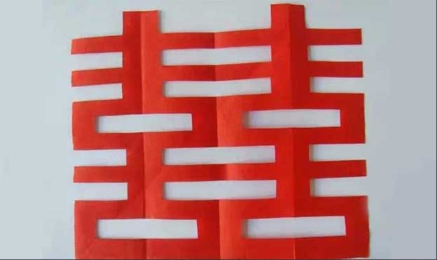 結(jié)婚喜字窗花剪法分解步驟及注意事項[配圖]