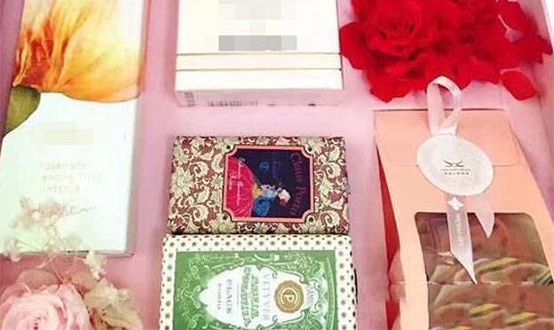 陳妍希和陳曉的婚禮伴手禮