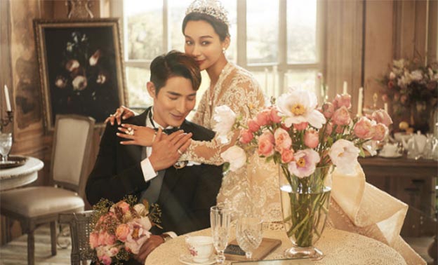 造像視覺(jué)婚紗攝影參展上?；椴?huì)[到展送風(fēng)扇]