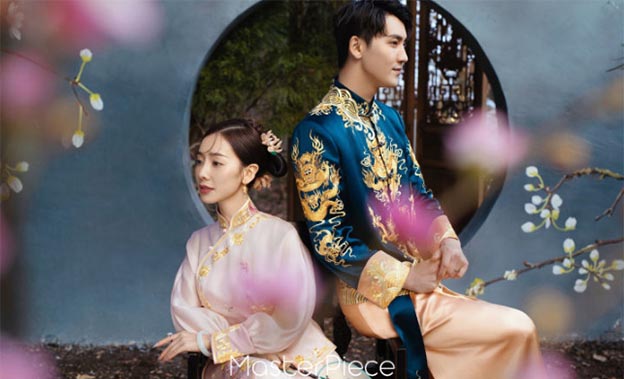 唯一名匠婚紗攝影參展上?；椴到展送青花瓷對碗]