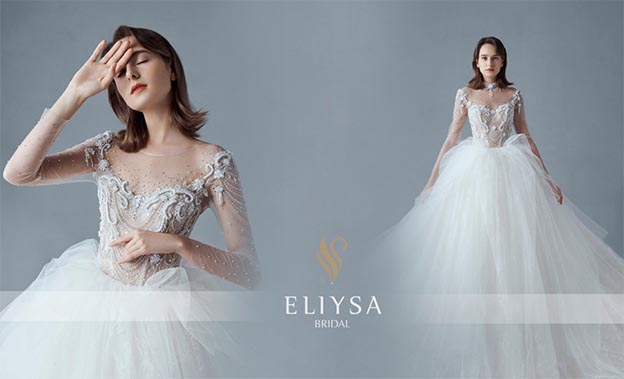  Eliysa婚紗禮服藝術空間參展上海夏季婚博會