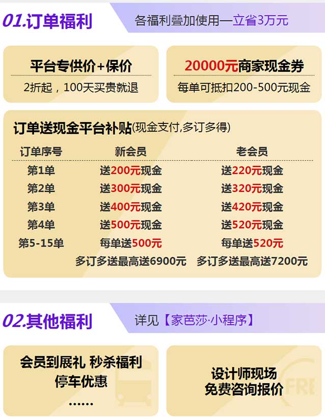 廣州家博會訂單福利詳情